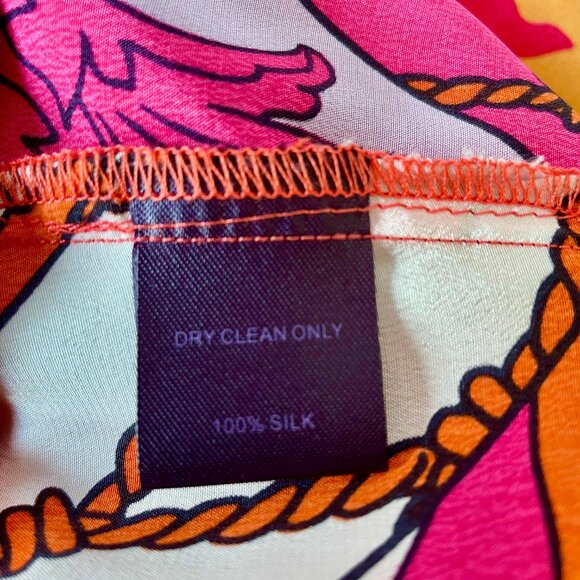 Hale Bob Silk Print Multi-coloured Top - size XXS - NWOT - Picture 10 of 10